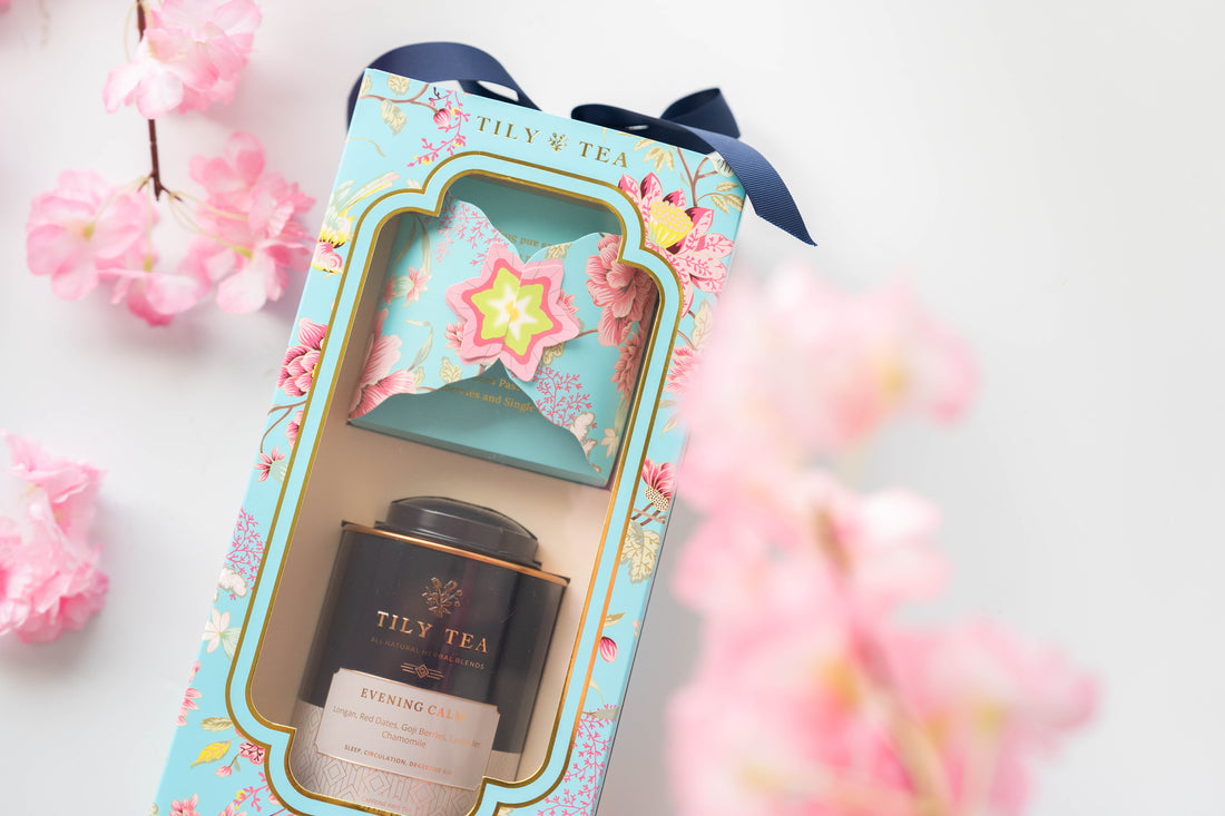 Mid-Autumn Blessings Tower - Capri Blue