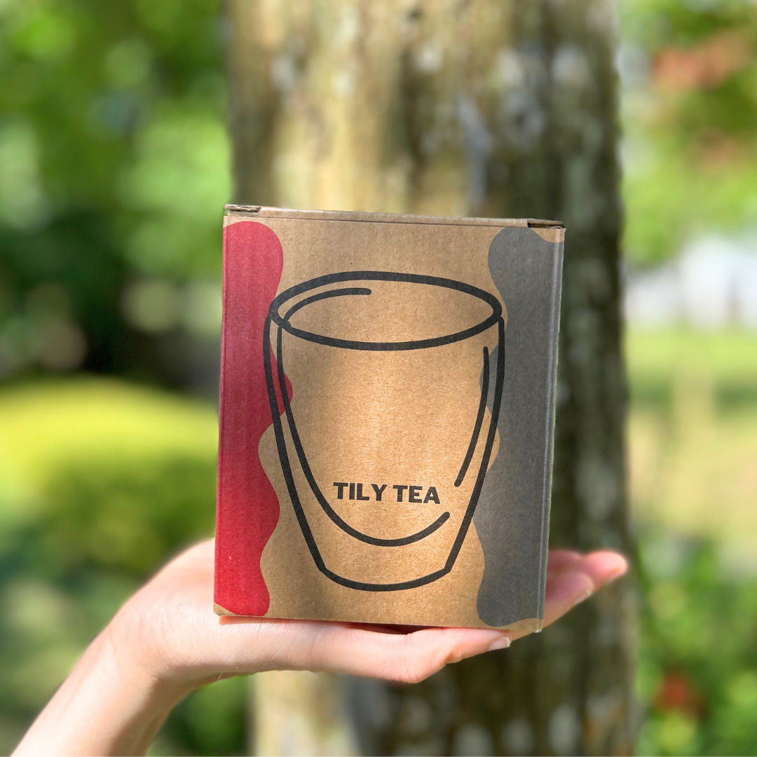 Jelly Tote - Tea + Glass Cup