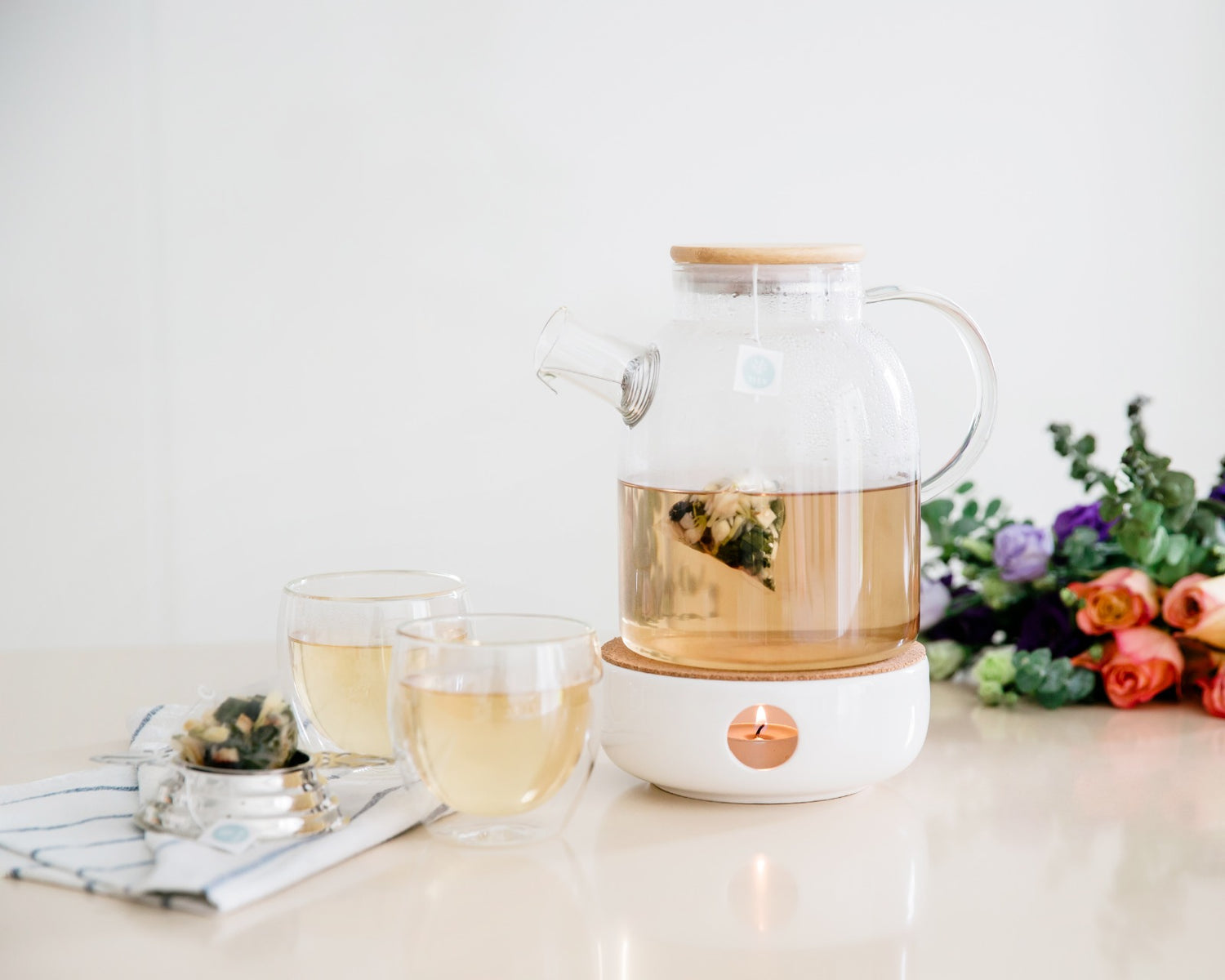 Teapot and warmer set