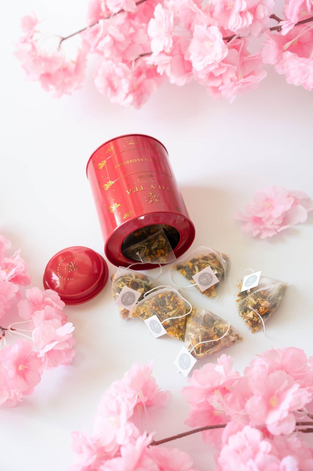 CNY Golden Blossoms Tea Tin