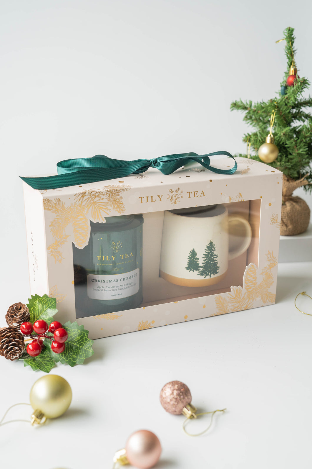 Christmas Tin + Mug Gift Set