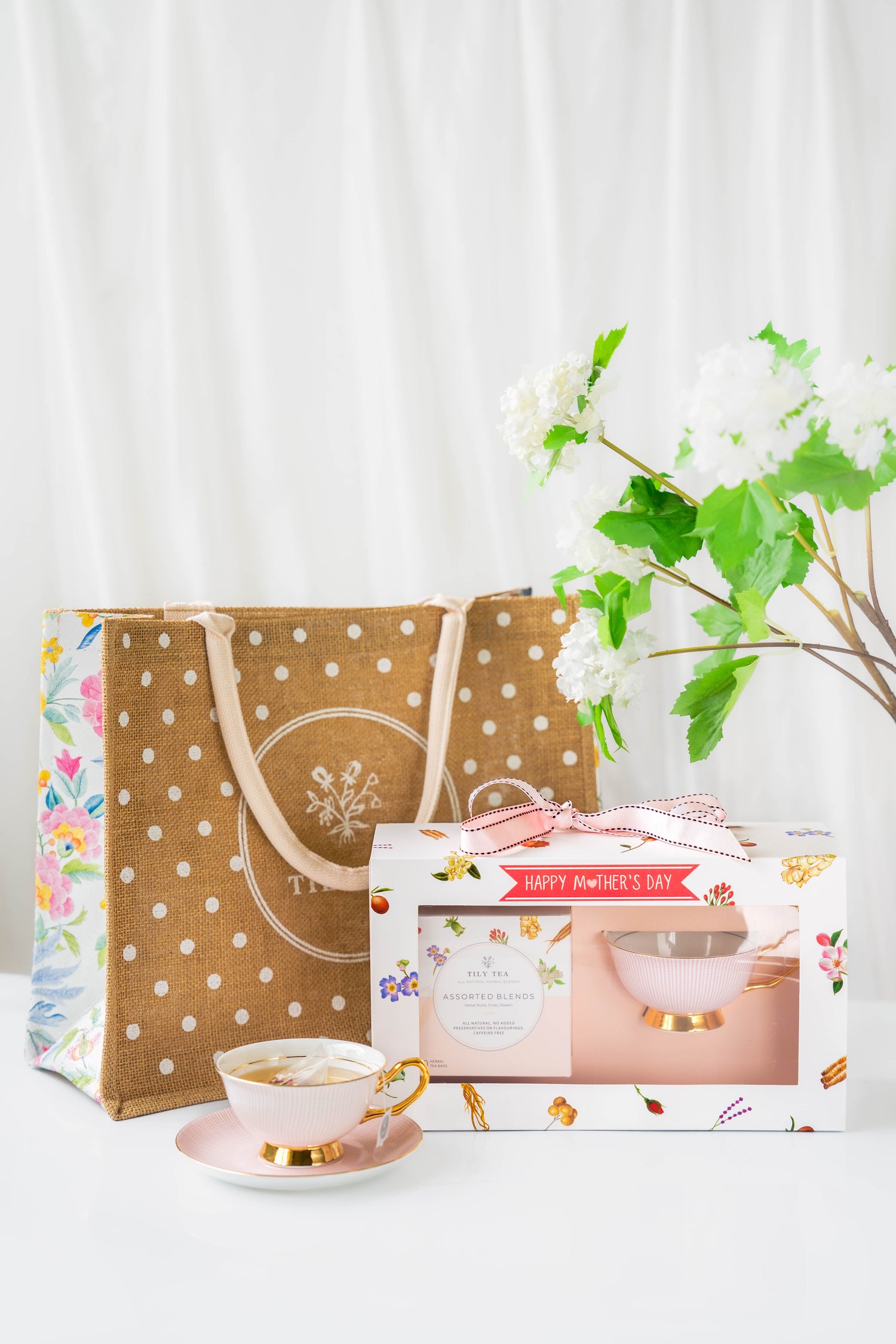 Mother’s Day Teacup Gift Set + Complimentary Tote