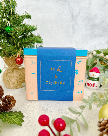 Christmas Tea &amp; Cookies Tin