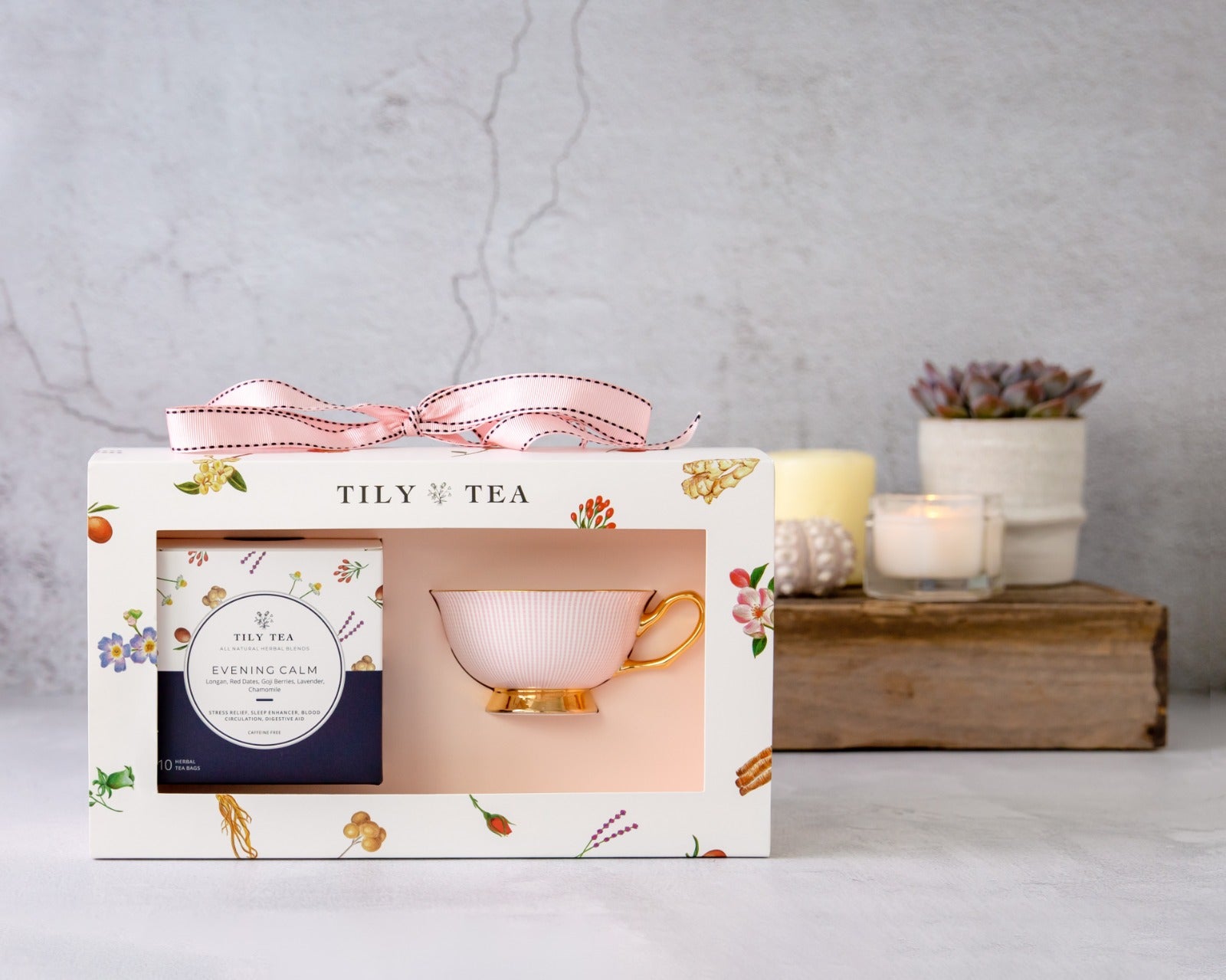 1 Blend + 1 Tea Cup Set Gift Set – Tily Tea